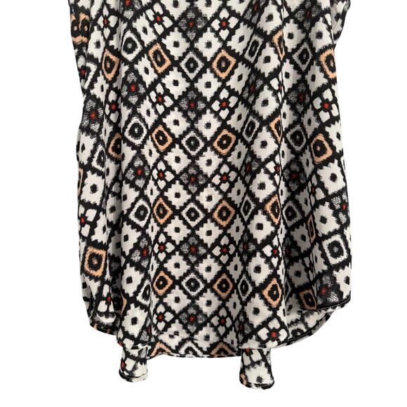 Loft Women's Petite XS Boho Colorful Abstract Print Racerback Tank Top Beach - Picture 4 of 9